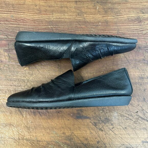 THE FLEXX Black Leather Draper Loafer 38 - Picture 6 of 12